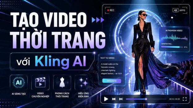 Tạo mẫu thời trang AI Free với KLing